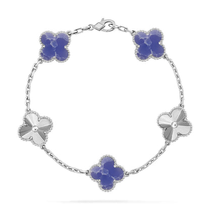 [Triumph Jewelry]CLOVER 5 MOTIF BLUE VEINS BRACELET COLLECTION