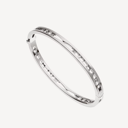 [Triumph Jewelry]ZERO 1 SPIRAL LOGO SILVER BRACELET