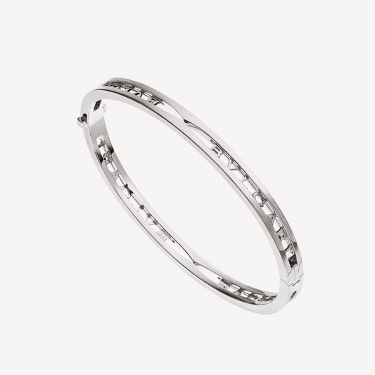 [Triumph Jewelry]ZERO 1 SPIRAL LOGO SILVER BRACELET