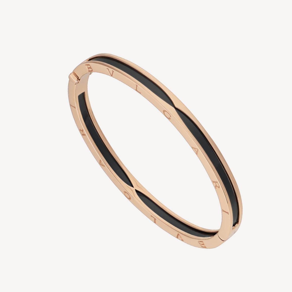 [Triumph Jewelry]ZERO 1 PINK GOLD WITH BLACK CERAMIC BRACELET