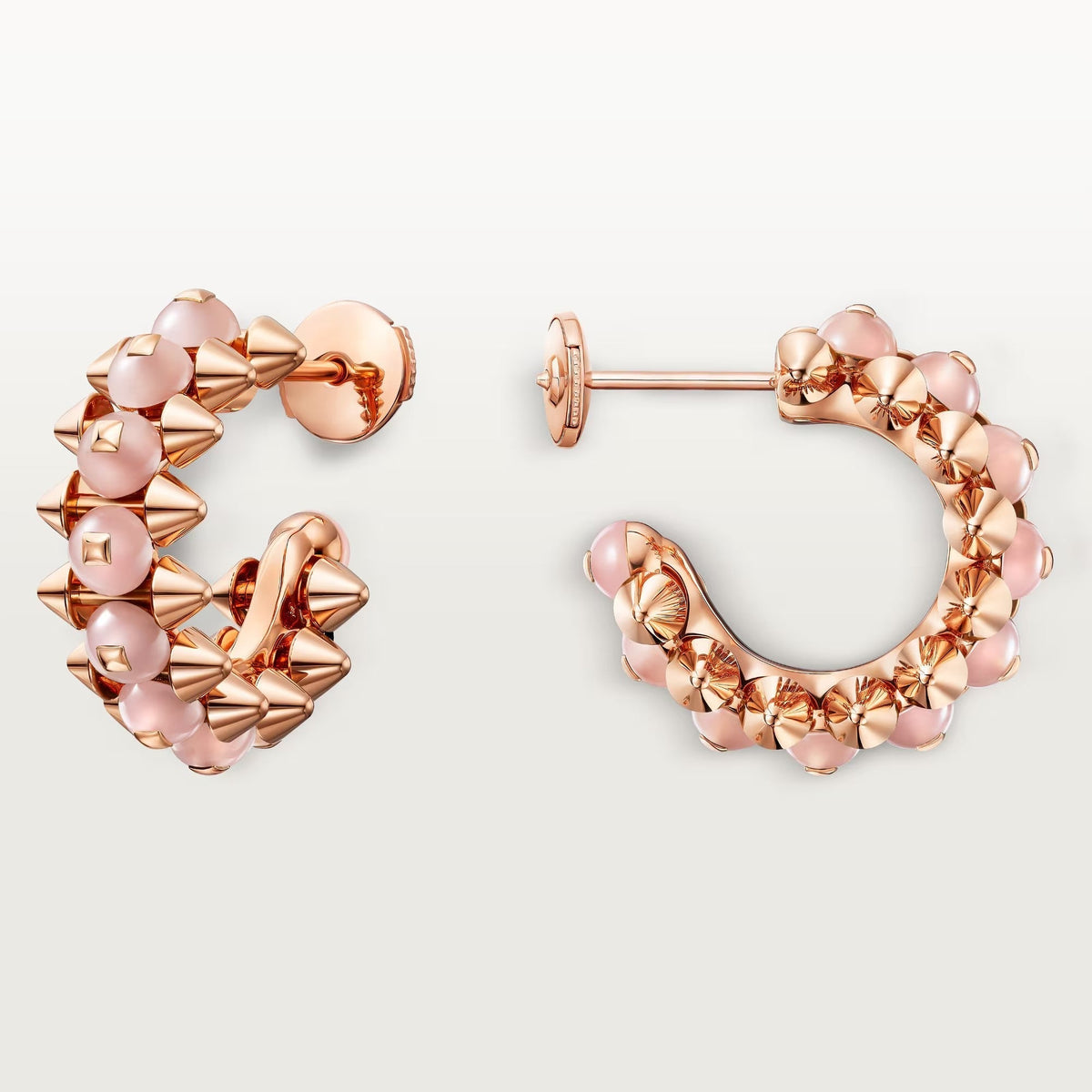 [Triumph Jewelry]CLASH 7.9MM AGATE CHALCEDONY EARRINGS