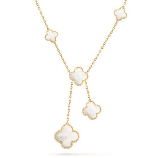 [Triumph Jewelry]CLOVER MOTHER OF PEARL NECKLACE 6 MOTIF