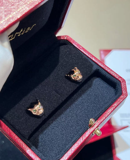 [Triumph Jewelry]CHRRTAH-PRINT STUD EARRINGS, THREE COLORS