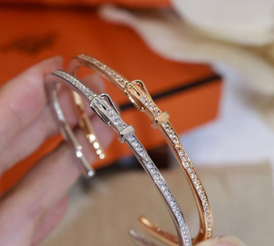 [Triumph Jewelry]DIAMOND-ENCRUSTED BRACELET THREE COLORS