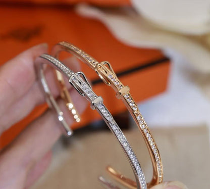 [Triumph Jewelry]DIAMOND-ENCRUSTED BRACELET THREE COLORS