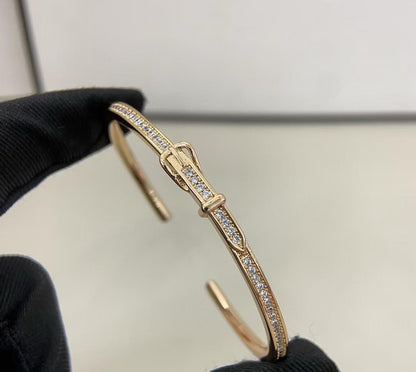[Triumph Jewelry]DIAMOND-ENCRUSTED BRACELET THREE COLORS