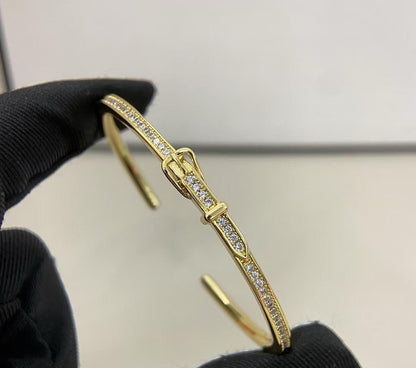 [Triumph Jewelry]DIAMOND-ENCRUSTED BRACELET THREE COLORS