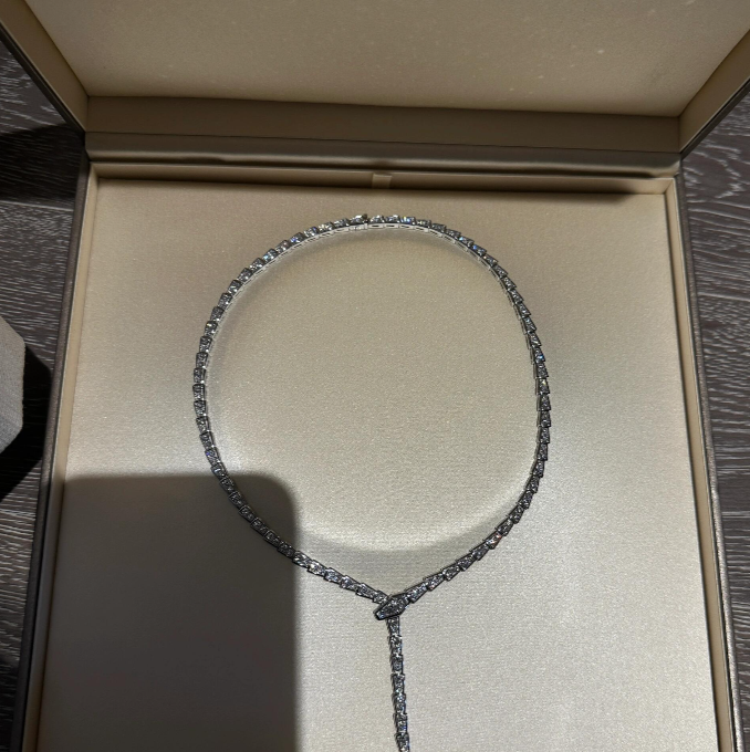 [Triumph Jewelry]NEW！SERPENT DIAMOND NECKLACE