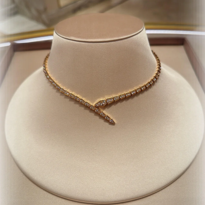 [Triumph Jewelry]NEW！SERPENT DIAMOND NECKLACE