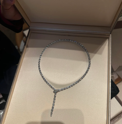 [Triumph Jewelry]NEW！SERPENT DIAMOND NECKLACE
