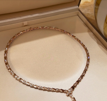 [Triumph Jewelry]NEW！SERPENT DIAMOND NECKLACE
