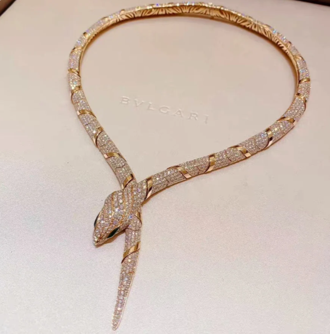 [Triumph Jewelry]HAUTE COUTURE GOLD SERPENTI NECKLACE