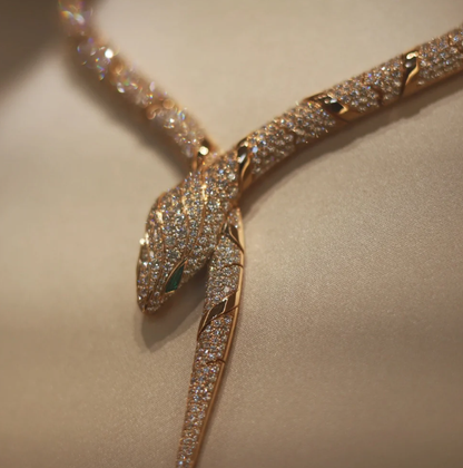 [Triumph Jewelry]HAUTE COUTURE GOLD SERPENTI NECKLACE