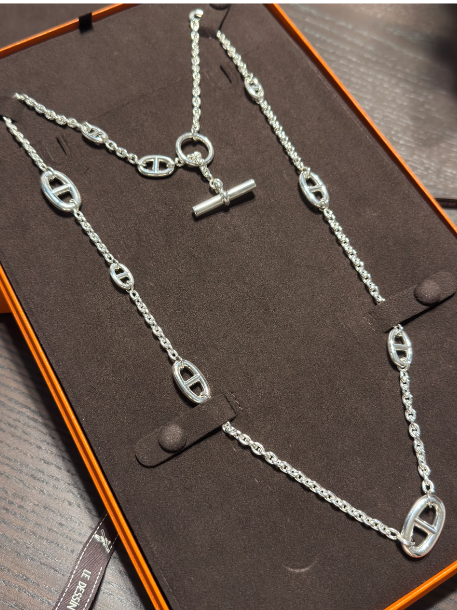 [Triumph Jewelry]Classic Silver Sweater Chain