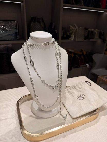 [Triumph Jewelry]Classic Silver Sweater Chain