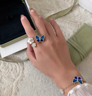 [Triumph Jewelry]2026 NEW TWIN BUTTERFLY LUCKY RING