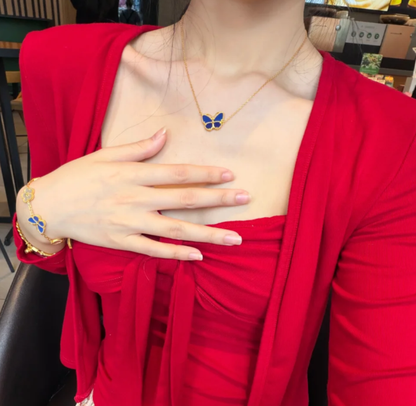 [Triumph Jewelry]2026 NEW BUTTERFLY BLUE   NECKLACE