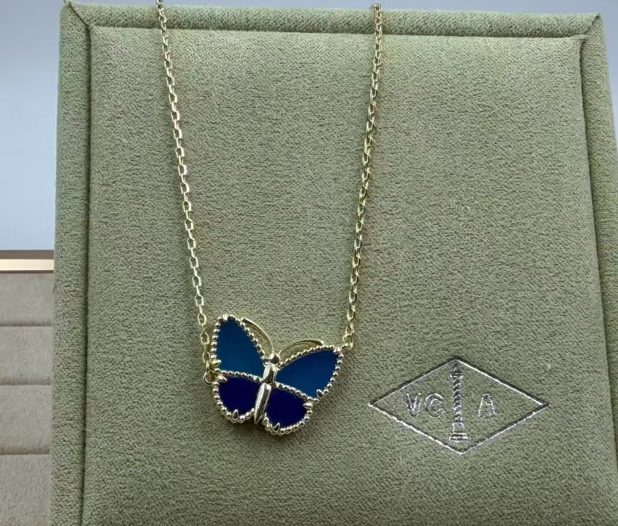 [Triumph Jewelry]2026 NEW BUTTERFLY BLUE   NECKLACE