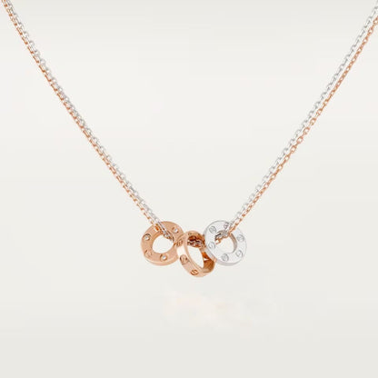 [Triumph Jewelry]LOVE 6 DIAMOND PENDANT NECKLACE