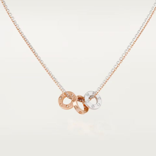 [Triumph Jewelry]LOVE 6 DIAMOND PENDANT NECKLACE