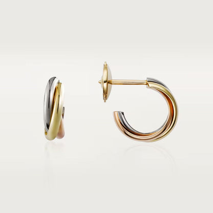 [Triumph Jewelry]TRINITY ON DIAMOND MINI EARRINGS
