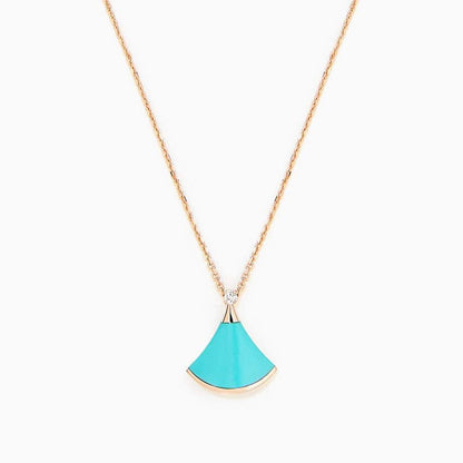 [Triumph Jewelry]DREAM NECKLACE TURQUOISE PINK GOLD