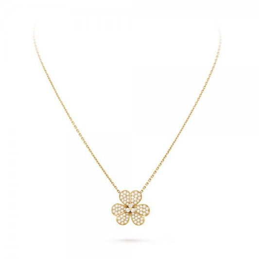 [Triumph Jewelry]FLOWER DIAMOND NECKLACE