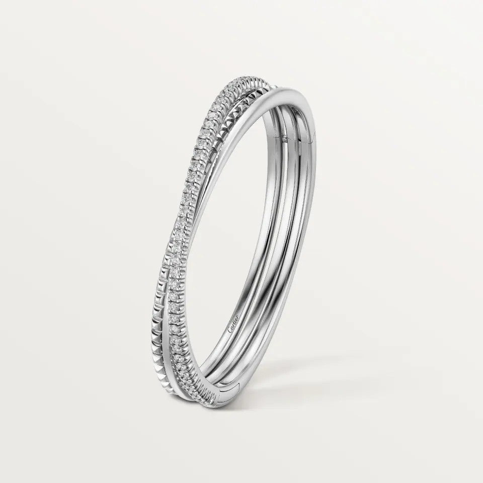 [Triumph Jewelry]ETINCELLE HALF-PAVED DIAMOND BRACELET