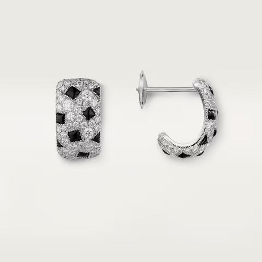 [Triumph Jewelry]PANTHERE MINI FULL DIAMOND EARRINGS