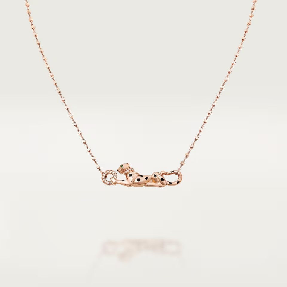 [Triumph Jewelry]PANTHERE FULL DIAMOND NECKLACE