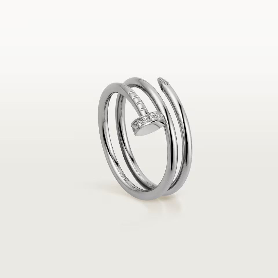 [Triumph Jewelry]JUSTE RING 4.8MM HALF DIAMOND