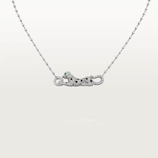 [Triumph Jewelry]PANTHERE PAVED DIAMOND NECKLACE