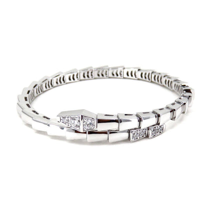 [Triumph Jewelry]SERPENTI BRACELET DIAMONDS SILVER