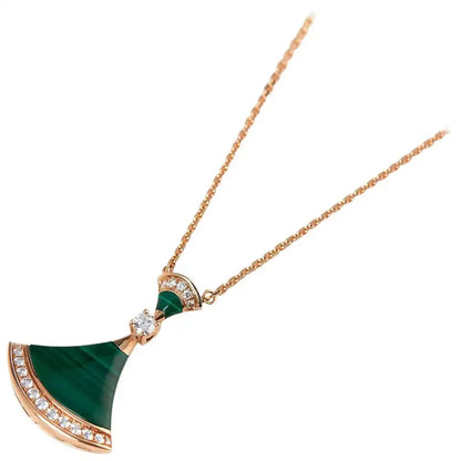 [Triumph Jewelry]DREAM NECKLACE MALACHITE DIAMOND