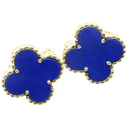 [Triumph Jewelry]CLOVER MINI 9.5MM TURQUOISE EARRINGS