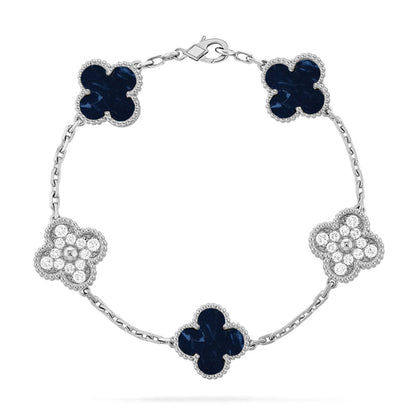 [Triumph Jewelry]CLOVER 5 MOTIF PIETERSITE BRACELET COLLECTION