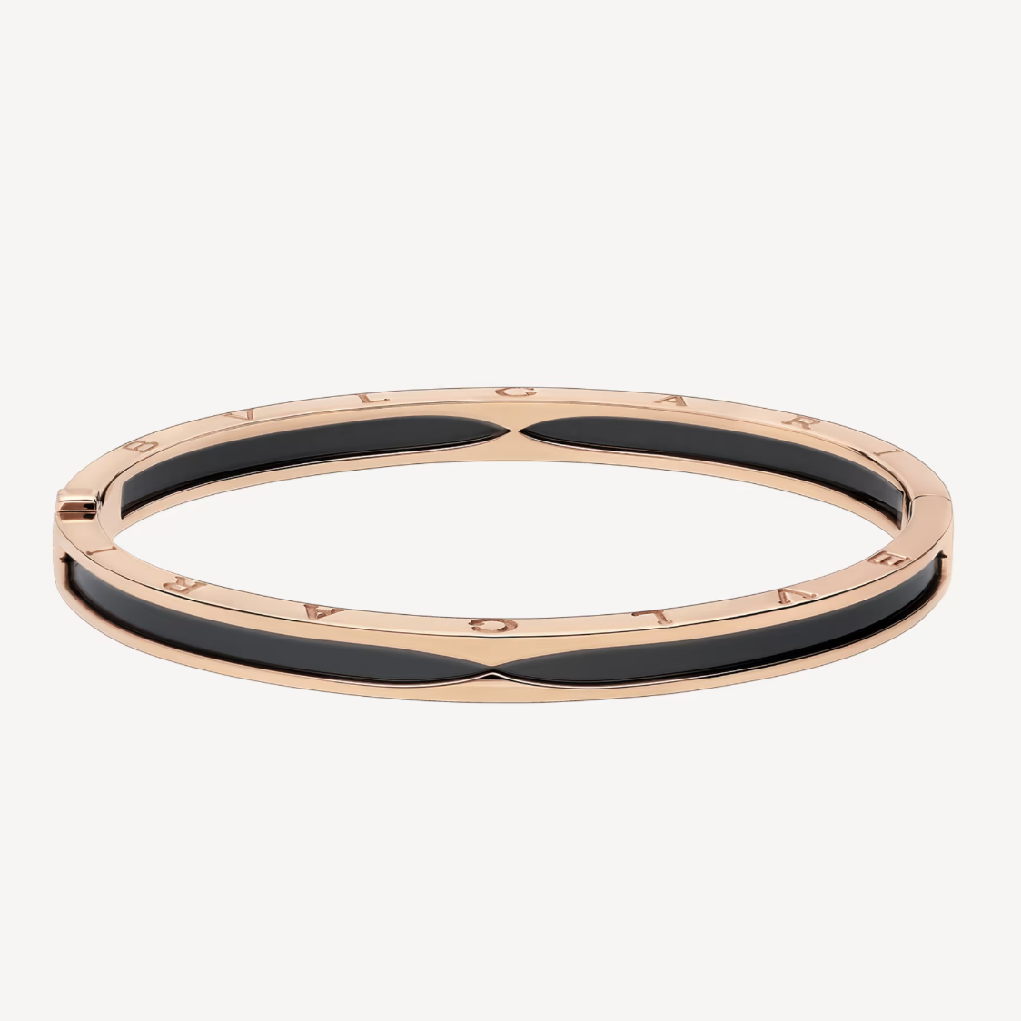 [Triumph Jewelry]ZERO 1 PINK GOLD WITH BLACK CERAMIC BRACELET