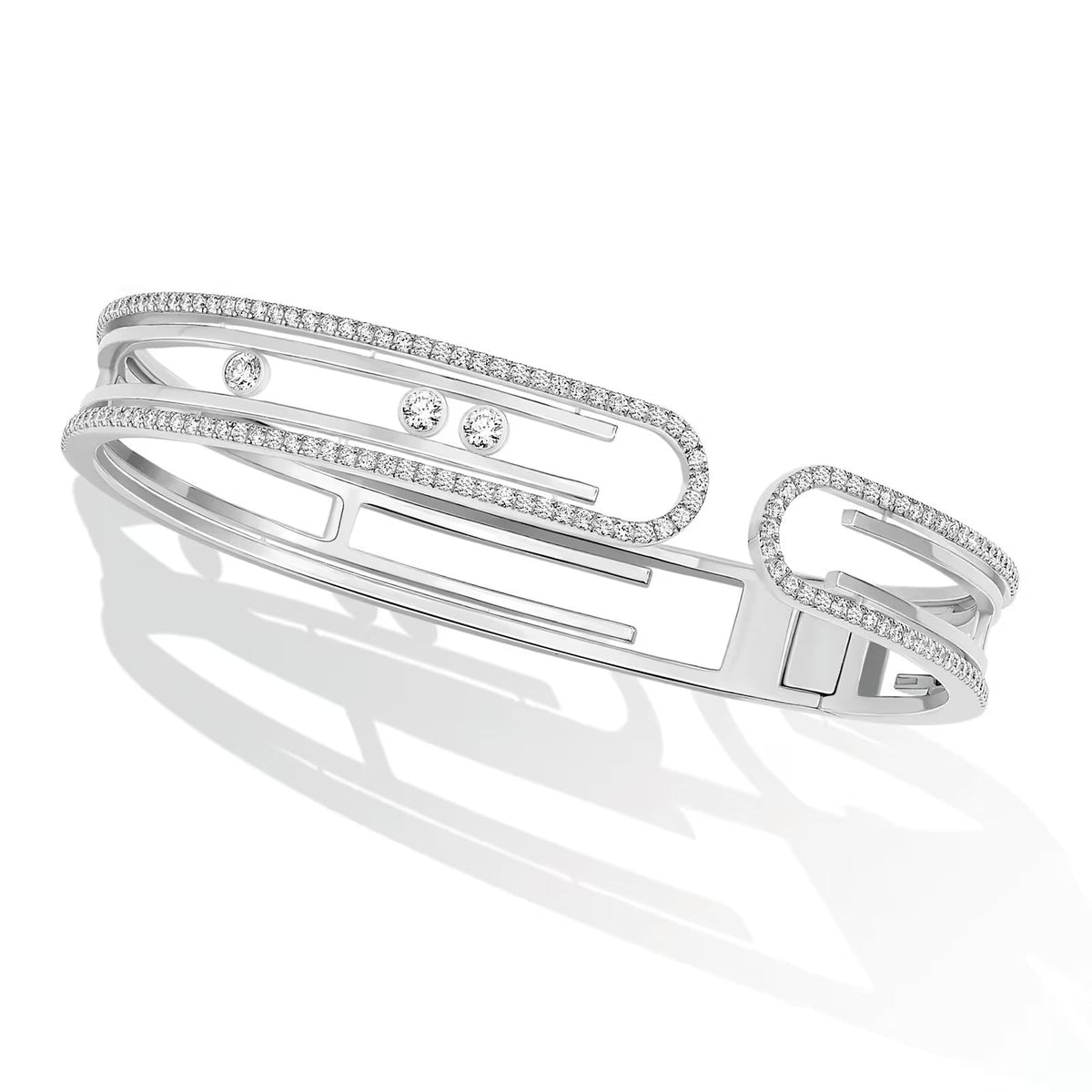 [Triumph Jewelry]MOVE 10TH PAVED DIAMOND BRACELET