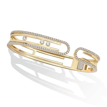 [Triumph Jewelry]MOVE 10TH PAVED DIAMOND BRACELET