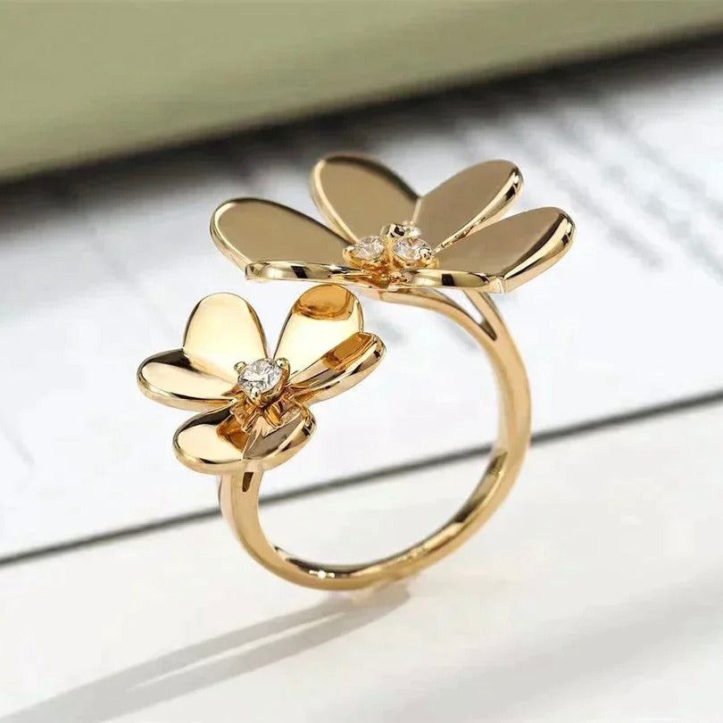 [Triumph Jewelry]CLOVER COMOS GOLD DIAMOND RING