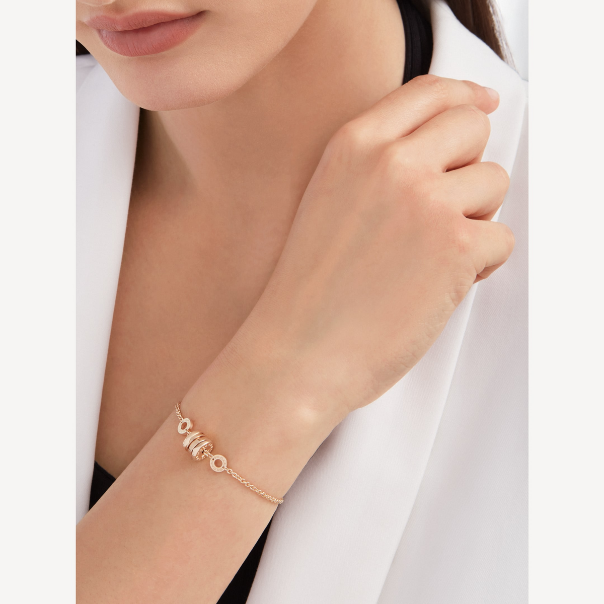 [Triumph Jewelry]ZERO 1 SOFT PINK GOLD BRACELET