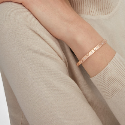 [Triumph Jewelry]ZERO 1 PINK GOLD 12 DIAMONDS BRACELET