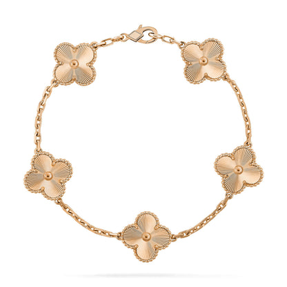 [Triumph Jewelry] CLOVER 5 MOTIF LASER BRACELET COLLECTION