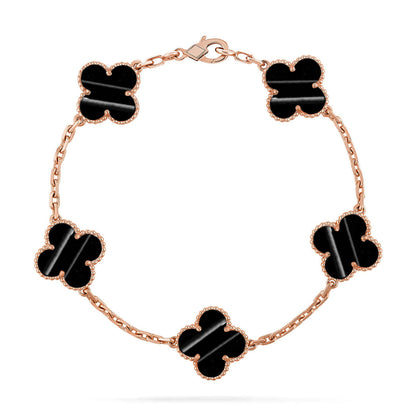 [Triumph Jewelry] CLOVER 5 MOTIF PULSAR STONE BRACELET COLLECTION