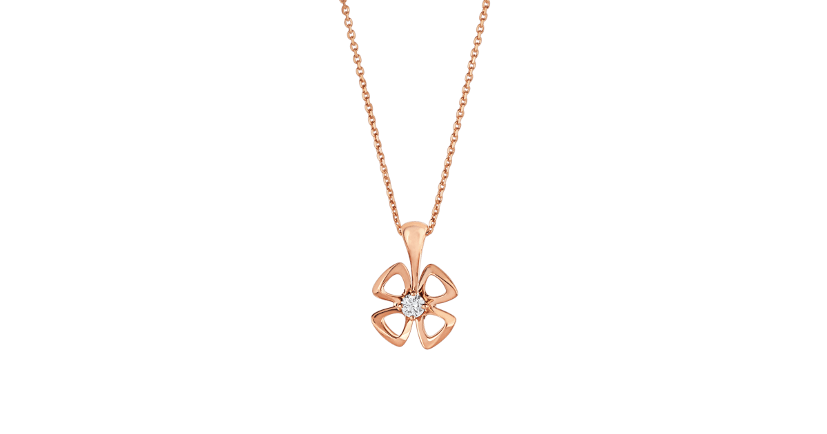 [Triumph Jewelry]FIOREVER NECKLACE DIAMOND CENTER