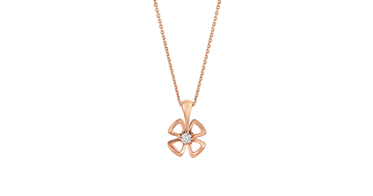 [Triumph Jewelry]FIOREVER NECKLACE DIAMOND CENTER