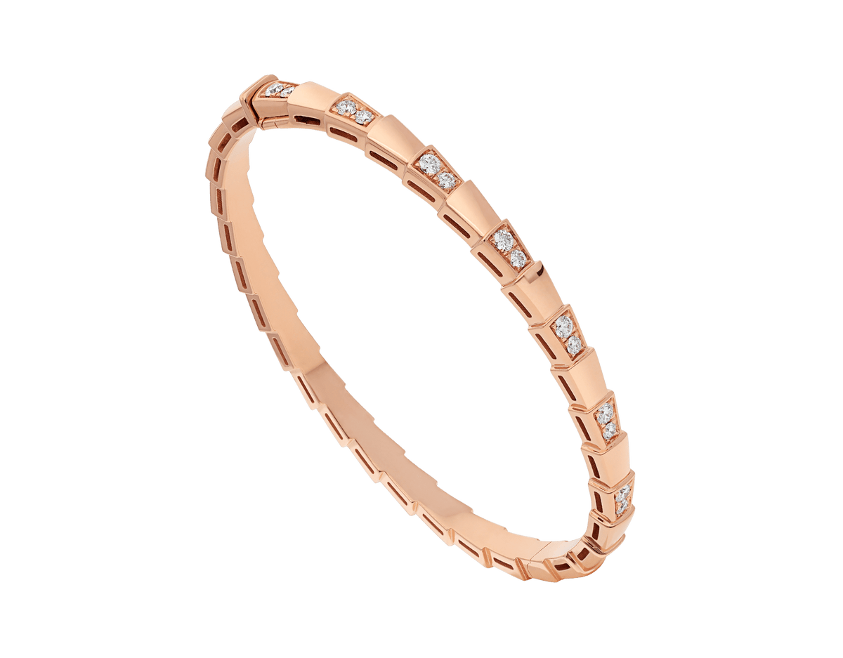 [Triumph Jewelry]SERPENTI SMALL BRACELET PINK GOLD DIAMOND