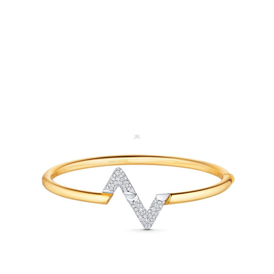 [Triumph Jewelry]VOLTE UPSITE DOWN GOLD DIAMOND BRACELET