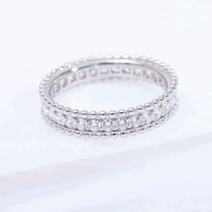 [Triumph Jewelry]PERLEE DIAMOND SILVER RING