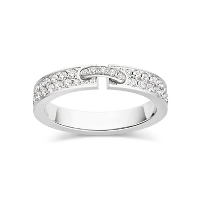 [Triumph Jewelry]ALLIANCE LIENS VIDENCE PAVED DIAMOND 4MM RING